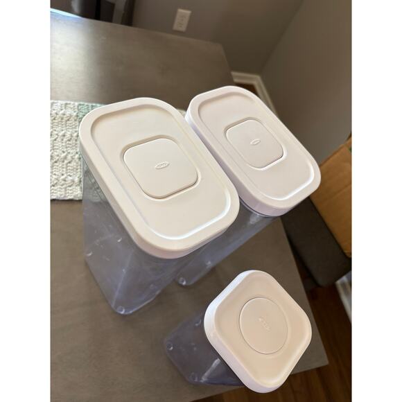 OXO pop containers (three total) - Picture 1 of 4